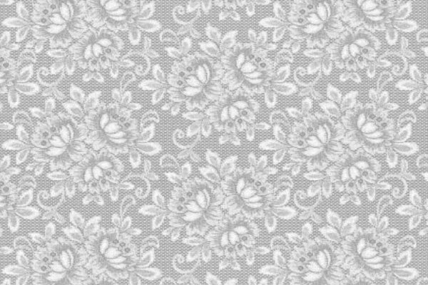 PVC ubrus ROSETA šedý 120x140 cm kvetiny