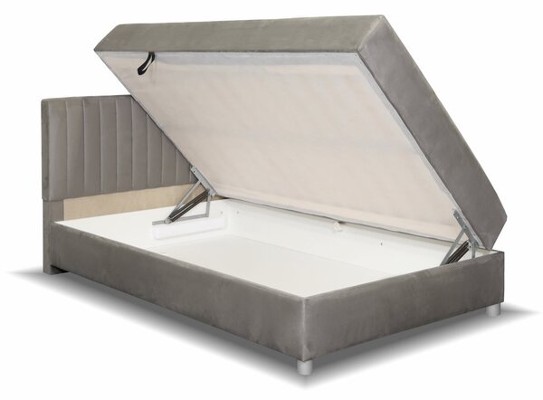 Postel boxspring s úložným prostorem NOVO - hlavové čelo, 120x200cm