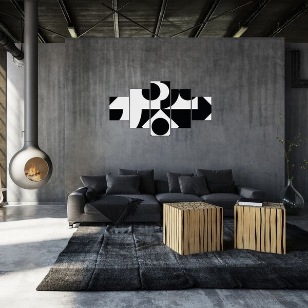 Obraz - Geometrická abstrakce N⁰1 (125x70 cm)