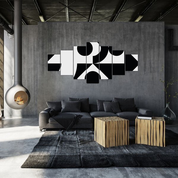 Obraz - Geometrická abstrakce N⁰1 (210x100 cm)