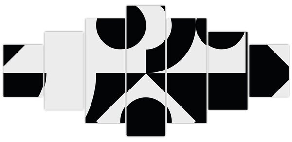 Obraz - Geometrická abstrakce N⁰1 (210x100 cm)