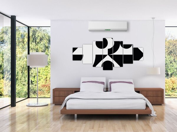 Obraz - Geometrická abstrakce N⁰1 (210x100 cm)