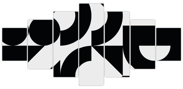 Obraz - Geometrická abstrakce N⁰2 (210x100 cm)