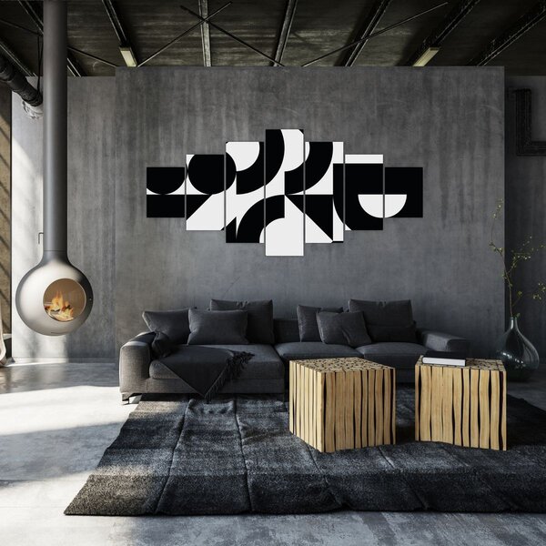 Obraz - Geometrická abstrakce N⁰2 (210x100 cm)