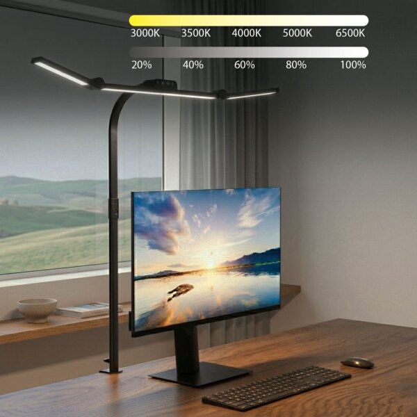Brilagi - LED Stmív. dotyková stolní lampa VARIO LED/24W/230V 3000-6500K CRI 92