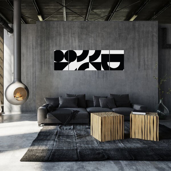 Obraz - Geometrická abstrakce N⁰2 (170x50 cm)
