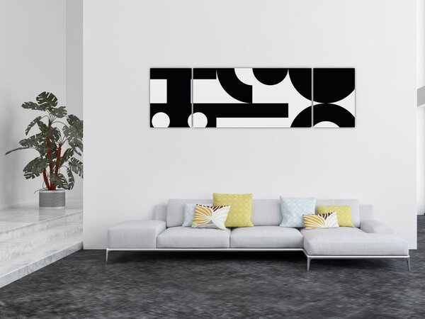 Obraz - Geometrická abstrakce N⁰3 (170x50 cm)