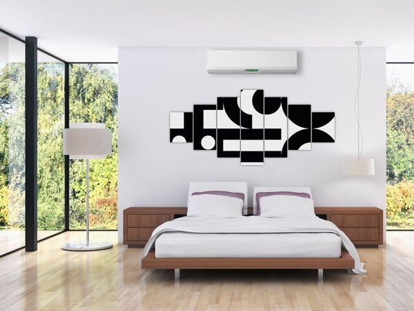 Obraz - Geometrická abstrakce N⁰3 (210x100 cm)