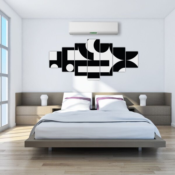 Obraz - Geometrická abstrakce N⁰3 (210x100 cm)