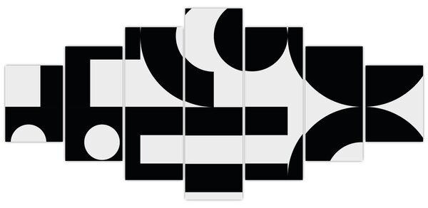Obraz - Geometrická abstrakce N⁰3 (210x100 cm)