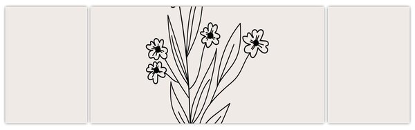 Obraz - Luční květ N⁰1 (170x50 cm)