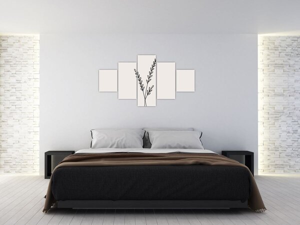 Obraz - Luční květ N⁰2 (125x70 cm)