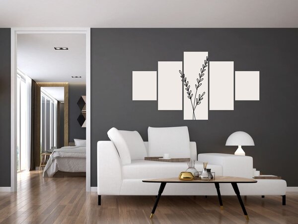 Obraz - Luční květ N⁰2 (125x70 cm)