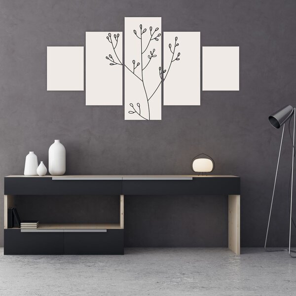 Obraz - Luční květ N⁰3 (125x70 cm)