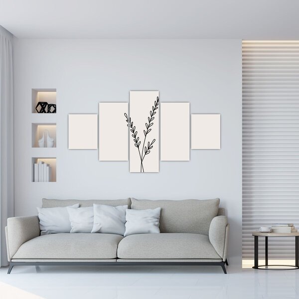 Obraz - Luční květ N⁰2 (125x70 cm)