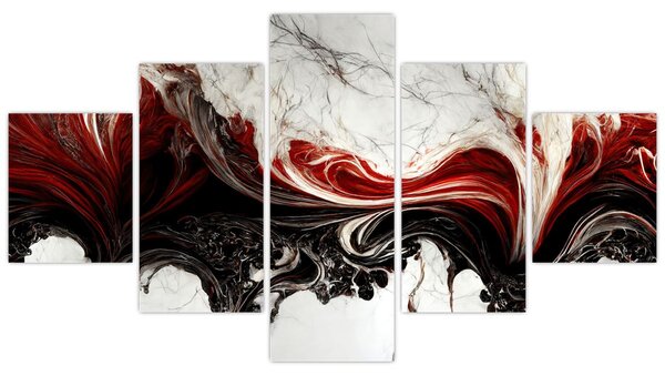 Obraz - Moderní abstrakce (125x70 cm)