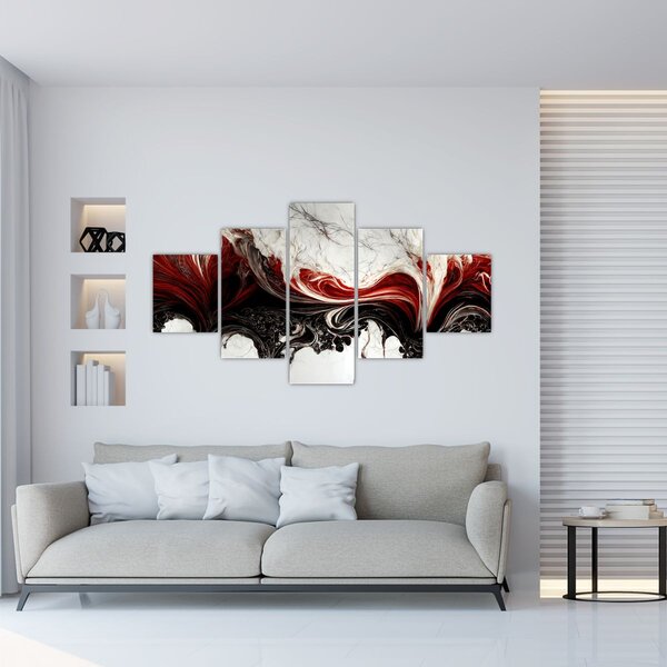 Obraz - Moderní abstrakce (125x70 cm)