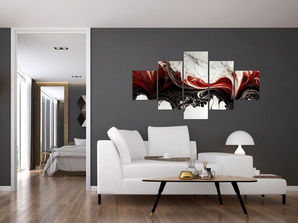 Obraz - Moderní abstrakce (125x70 cm)