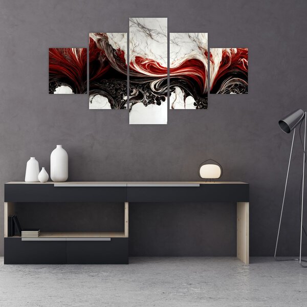 Obraz - Moderní abstrakce (125x70 cm)