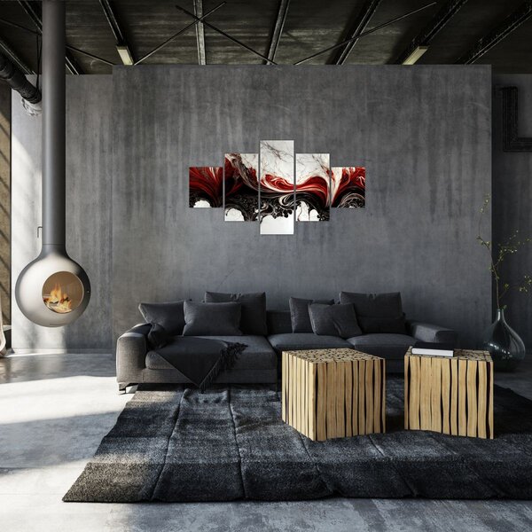 Obraz - Moderní abstrakce (125x70 cm)