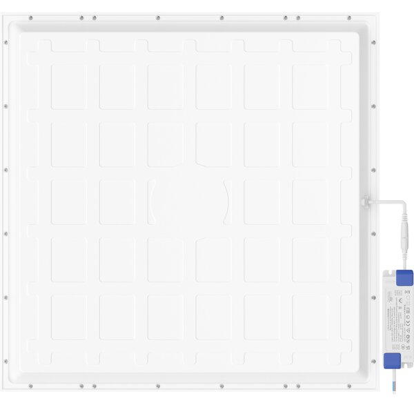 Mexen Brill+, stropní LED panel 60×60 cm, 48 W, neutrální bílá 4000K, L201-060-060-4840-20