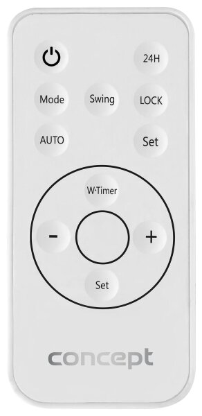 Concept QH4100 - Elektrické topení 1000/2000W Wi-Fi IP22 šedá + dálkové ovládání