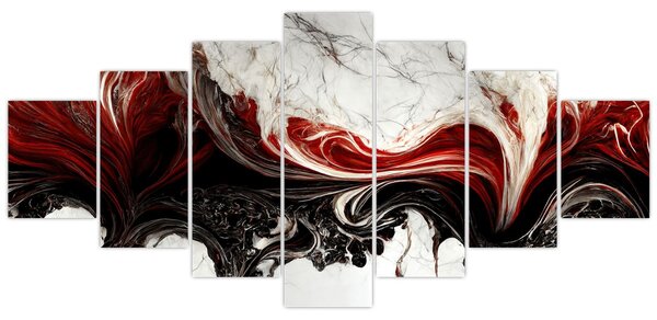 Obraz - Moderní abstrakce (210x100 cm)
