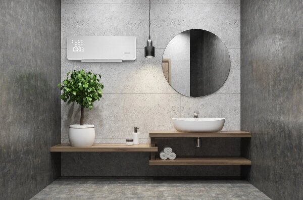 Concept QH4000 - Elektrické topení 1000/2000W IP22 bílá + dálkové ovládání
