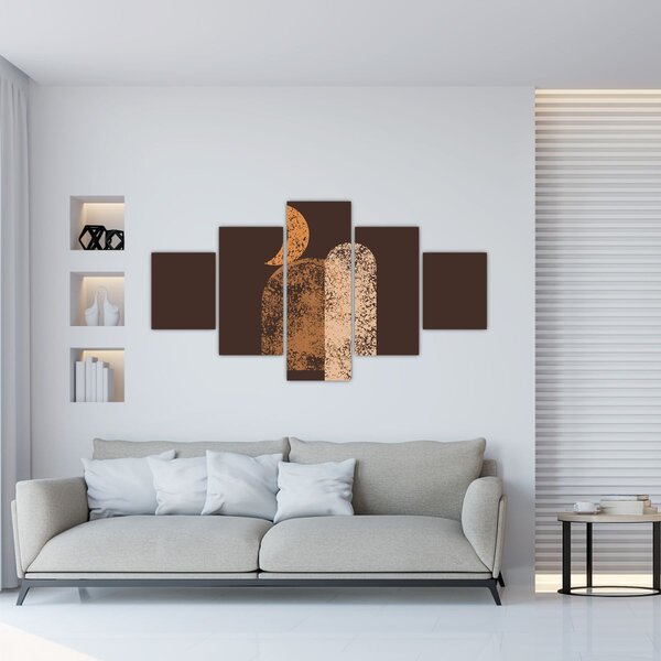 Obraz - Oranžové oblouky N⁰2 (125x70 cm)