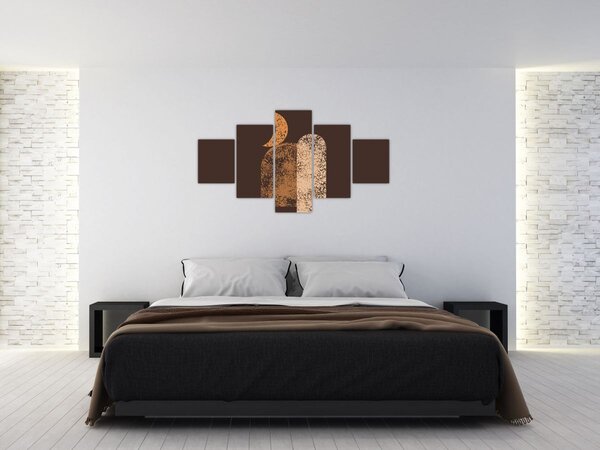 Obraz - Oranžové oblouky N⁰2 (125x70 cm)