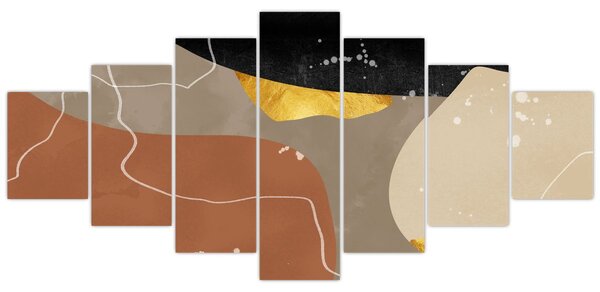 Obraz - Abstrakce (210x100 cm)