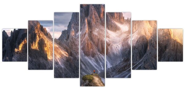 Obraz - Horské panorama (210x100 cm)
