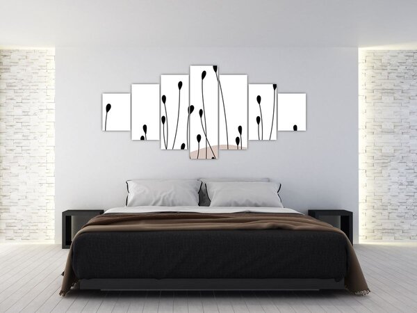 Obraz - Grafická louka N⁰1 (210x100 cm)