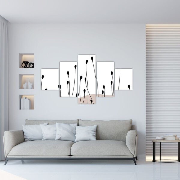 Obraz - Grafická louka N⁰1 (125x70 cm)
