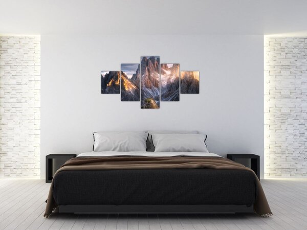 Obraz - Horské panorama (125x70 cm)