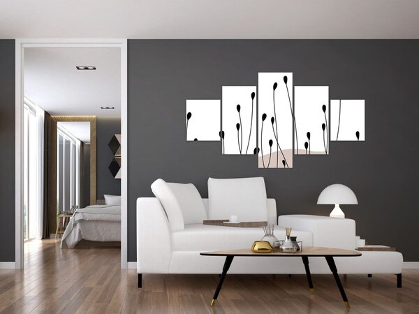 Obraz - Grafická louka N⁰1 (125x70 cm)