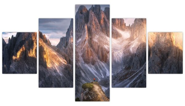 Obraz - Horské panorama (125x70 cm)
