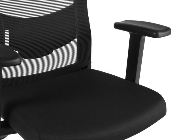 Kancelářská ergonomická židle Neoseat LORELI — černá, nosnost 150 kg