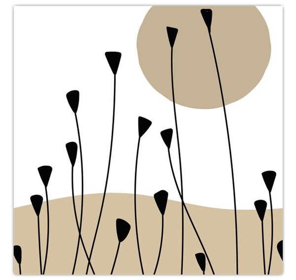 Obraz - Grafická louka N⁰2 (30x30 cm)