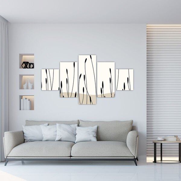 Obraz - Grafická louka N⁰3 (125x70 cm)