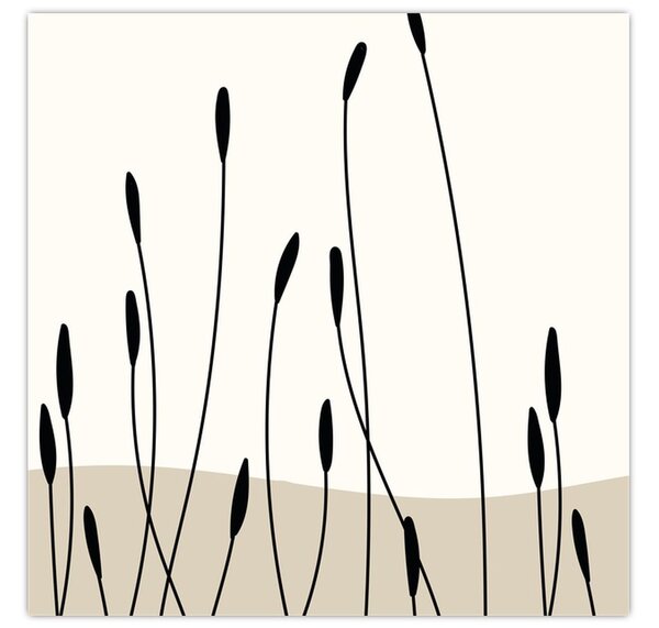 Obraz - Grafická louka N⁰3 (30x30 cm)