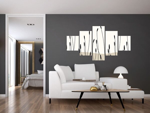 Obraz - Grafická louka N⁰3 (125x70 cm)