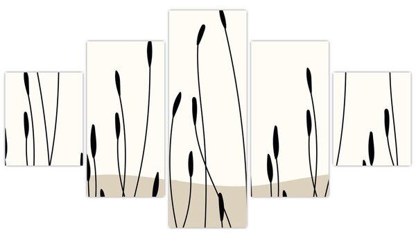 Obraz - Grafická louka N⁰3 (125x70 cm)