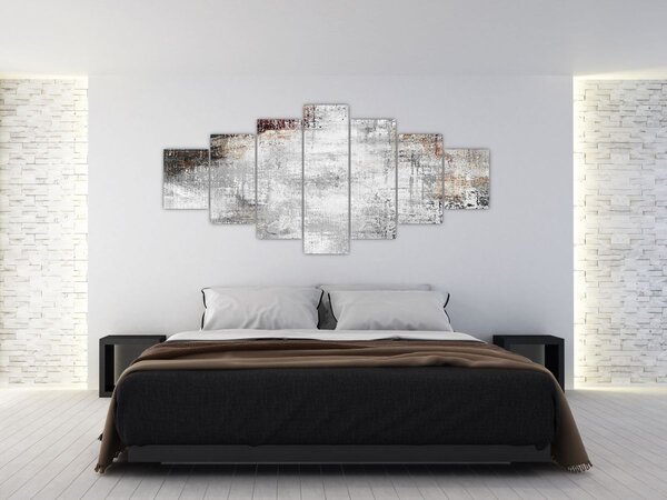 Obraz - Abstraktní texturované plátno (210x100 cm)