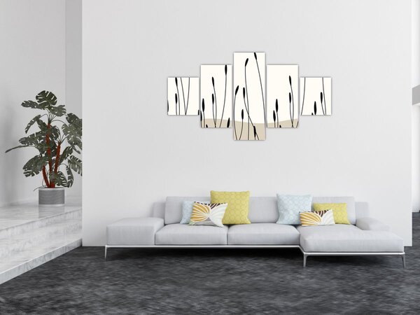 Obraz - Grafická louka N⁰3 (125x70 cm)