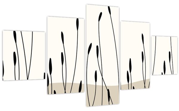 Obraz - Grafická louka N⁰3 (125x70 cm)