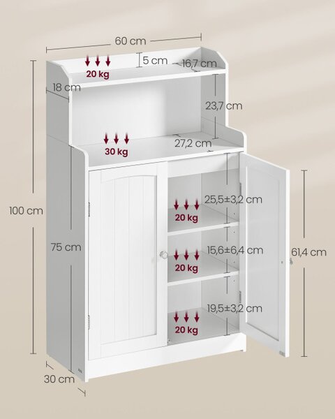 Koupelnová skříňka BBC770W01