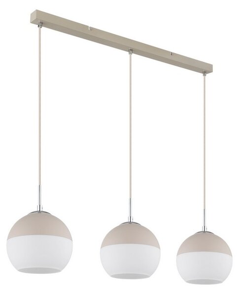 Závěsné svítidlo 3x E27 písková, opálová IP20 GLOBO lighting RAGUSA 15999-3H