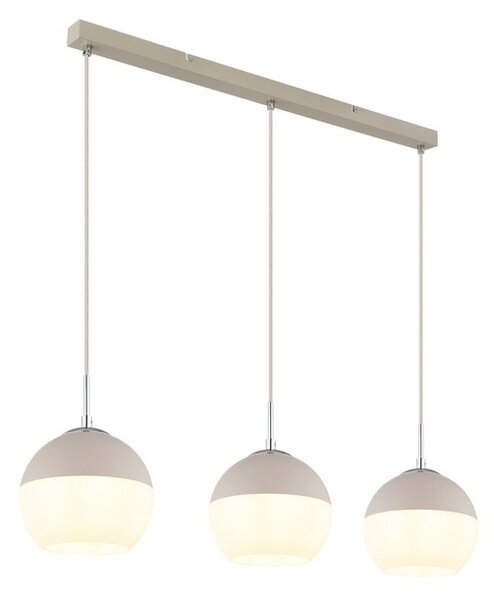 Závěsné svítidlo 3x E27 písková, opálová IP20 GLOBO lighting RAGUSA 15999-3H