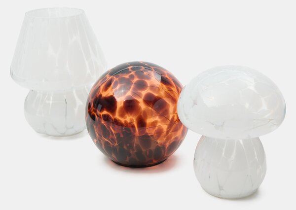 Sinsay - Dekorativní stolní lampa ve tvaru koule - béžová